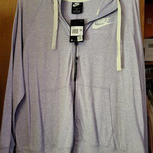 Lavender Nike hooded sweatshirt